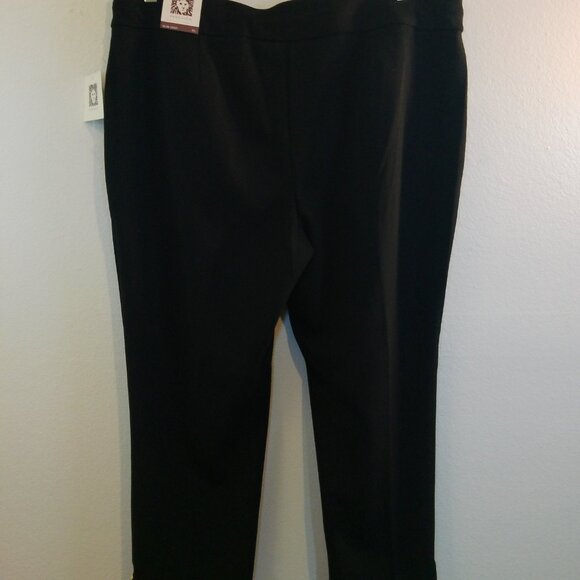 Susan Graver Three Black Pants Size 16 16P XL - Picture 15 of 16